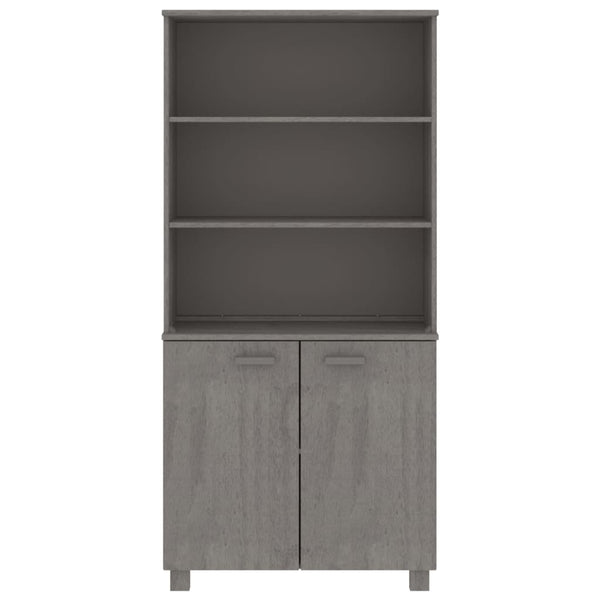 Highboard HAMAR Massivholz Kiefer Hellgrau