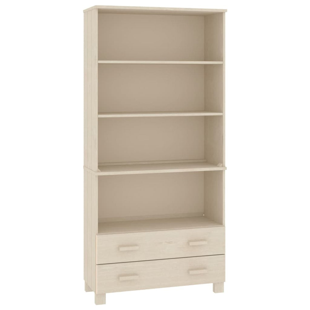 Highboard HAMAR Massivholz Kiefer Honigbraun