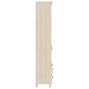 Highboard HAMAR Massivholz Kiefer Honigbraun