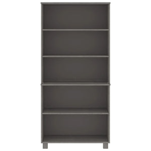 vidaXL Highboard HAMAR Solid Pine Light Gray