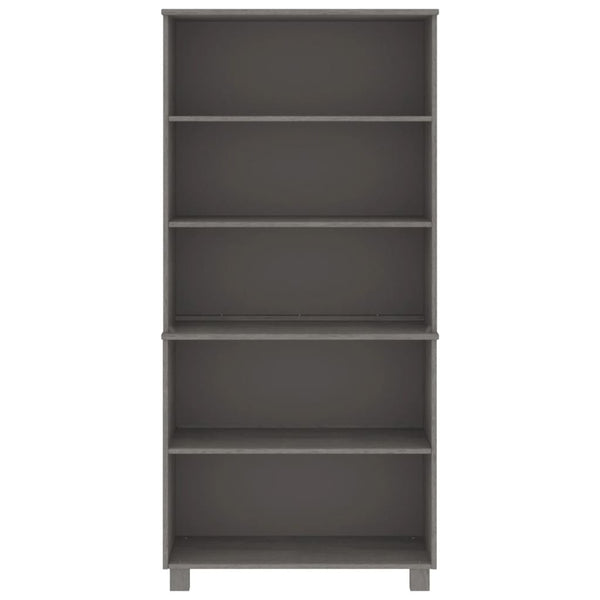 vidaXL Highboard HAMAR Solid Pine Light Gray