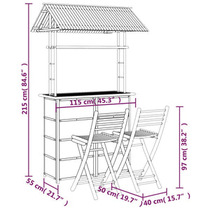 Bambus Bar Set, 3-teilig