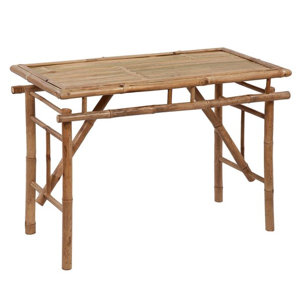 Klappbarer Gartentisch Bambus 115x50 cm