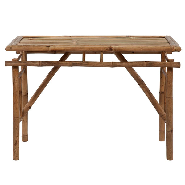 Klappbarer Gartentisch Bambus 115x50 cm