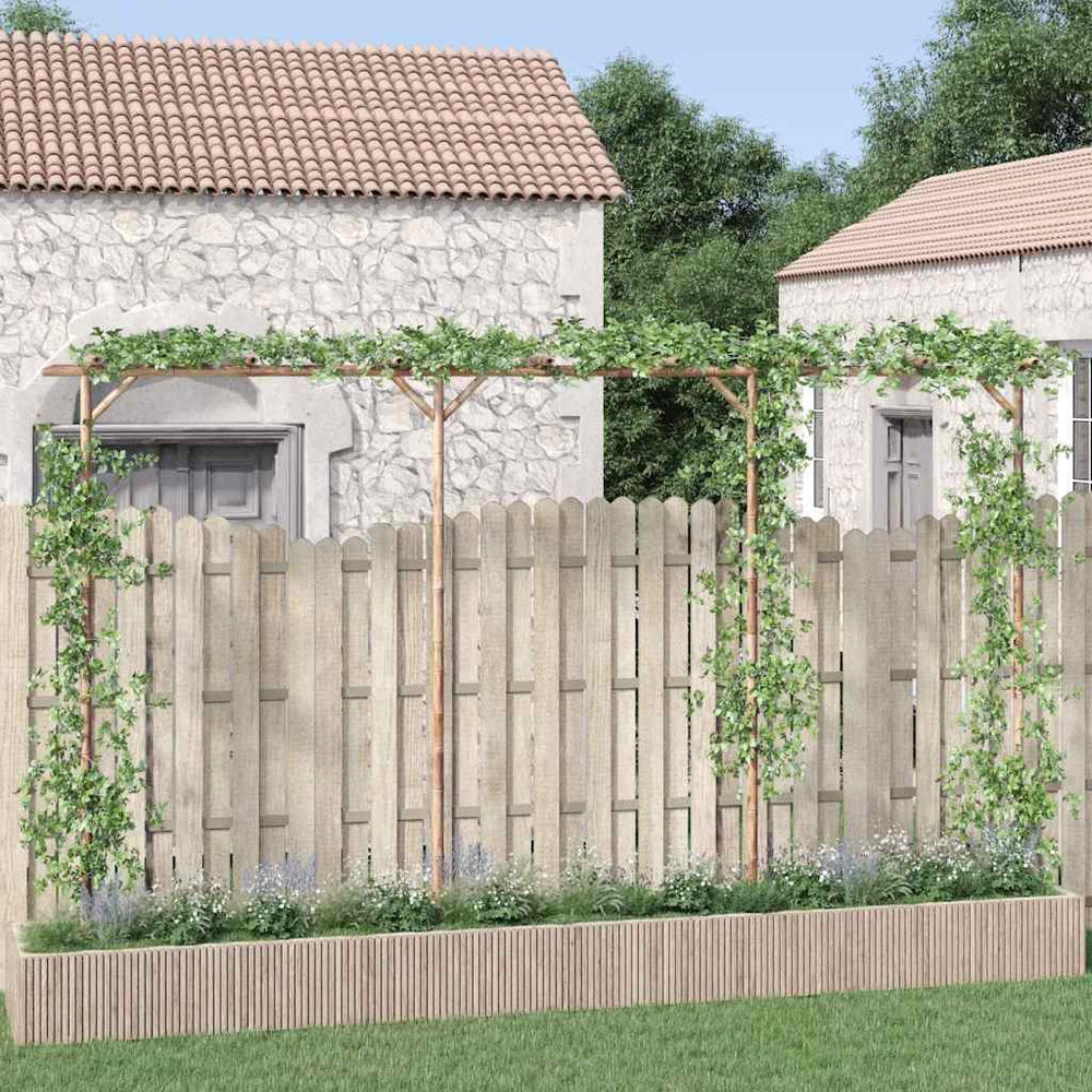 vidaXL Pergola en bambou 385x40x205 cm