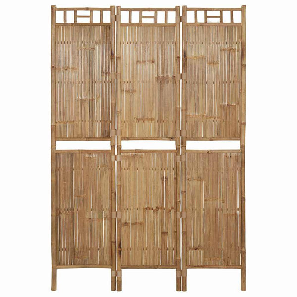 3-tlg Bambus Raumteiler 120x180 cm