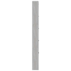 Grauer Schuhschrank Sonoma Holz 59x17x169 cm