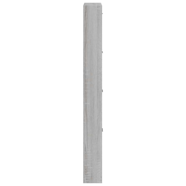 Schuhschrank Grau Sonoma 59x17x150 cm