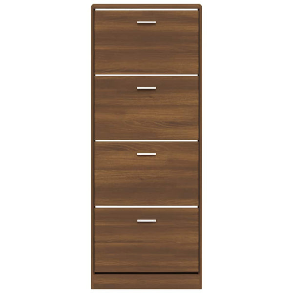 Schuhschrank Braun Eichenoptik 59x150 cm