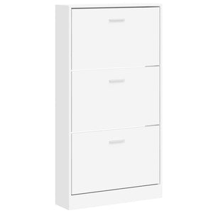 Weißer Schuhschrank 59x17x108 cm