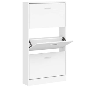Weißer Schuhschrank 59x17x108 cm