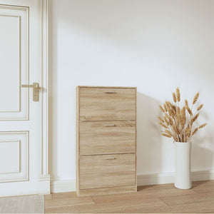 Schuhschrank Eiche 59x17x108cm