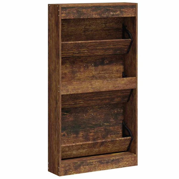 Schuhschrank Räuchereiche 59x108 cm
