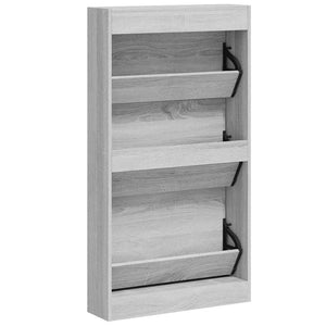 Schuhschrank Grau Sonoma 59x108 cm