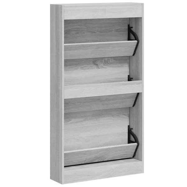 Schuhschrank Grau Sonoma 59x108 cm