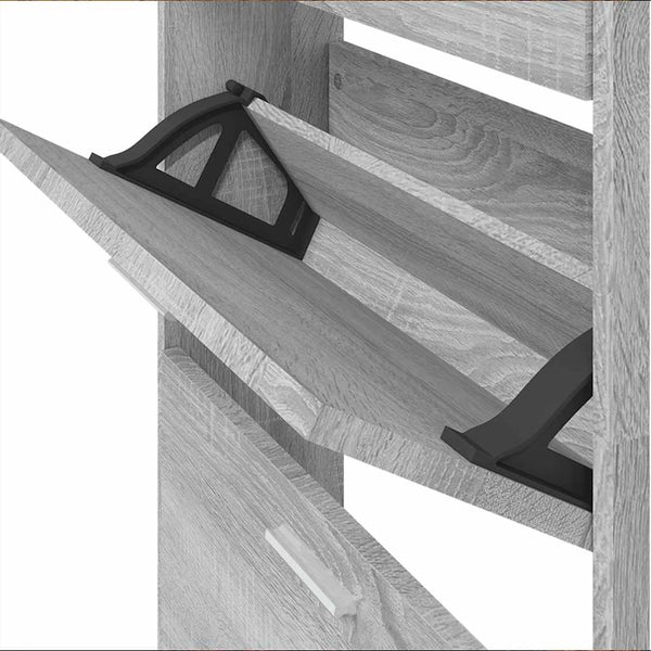 Schuhschrank Grau Sonoma 59x108 cm