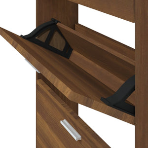 Schuhschrank Braun Eiche 59x108cm