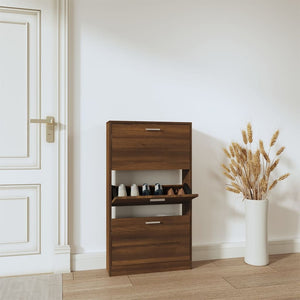 Schuhschrank Braun Eiche 59x108cm