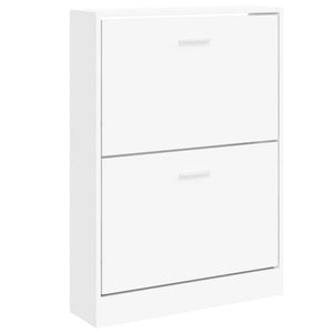 Weißer Schuhschrank aus Holz, 59x17x81 cm