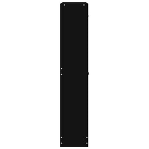 Schuhschrank Schwarz 59x17x81 cm