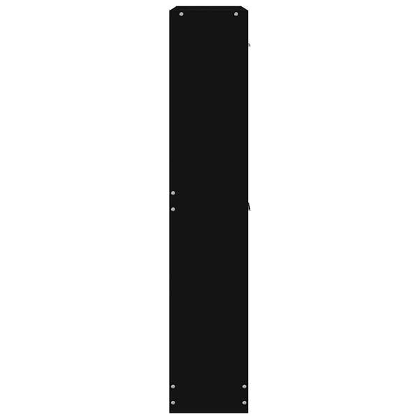 Schuhschrank Schwarz 59x17x81 cm