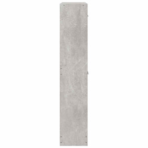 Schuhschrank Betongrau 59x17x81 cm