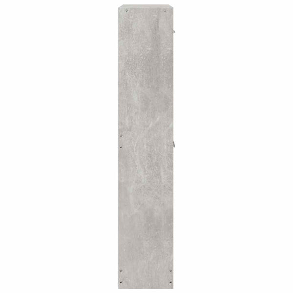 Schuhschrank Betongrau 59x17x81 cm