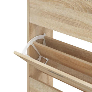 Schuhschrank Sonoma Eiche 63x24x147 cm