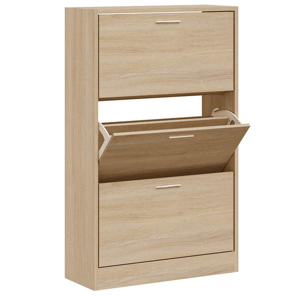 Schuhschrank Sonoma Eiche 63x24x103 cm