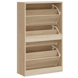 Schuhschrank Sonoma Eiche 63x24x103 cm