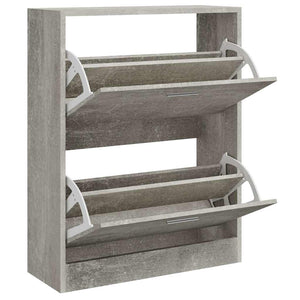 Schuhschrank Betongrau 63x81 cm
