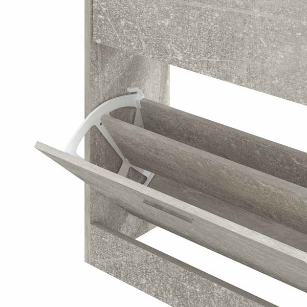 Schuhschrank Betongrau 63x81 cm