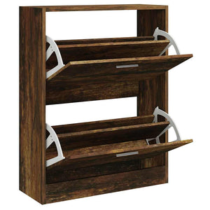 Schuhschrank Räuchereiche 63x81 cm