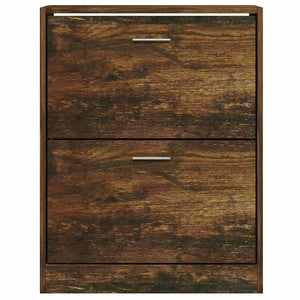 Schuhschrank Räuchereiche 63x81 cm