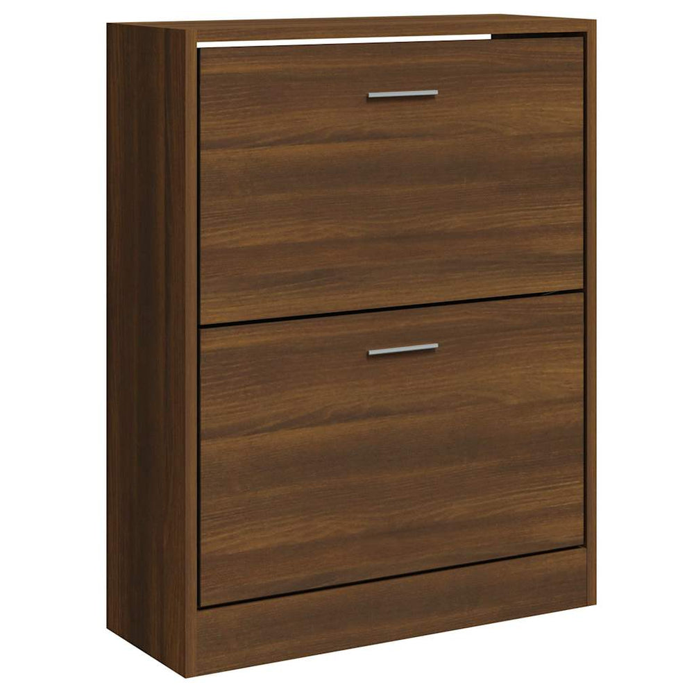 Schuhschrank Braun Eichenoptik, 63 cm