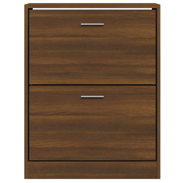 Schuhschrank Braun Eichenoptik, 63 cm