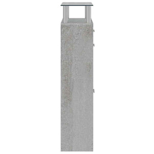 Schuhschrank Betongrau 63x24x104 cm