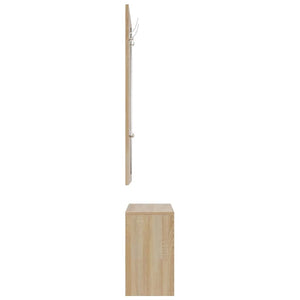 3-in-1 Schuhschrank Set Sonoma Eiche