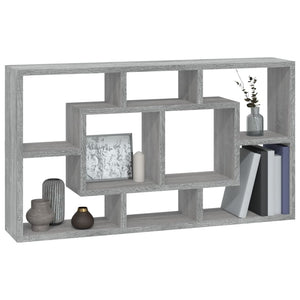 vidaXL Étagère murale 8 compartiments Gris Sonoma