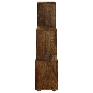 Treppenregal Räuchereiche, 107 cm