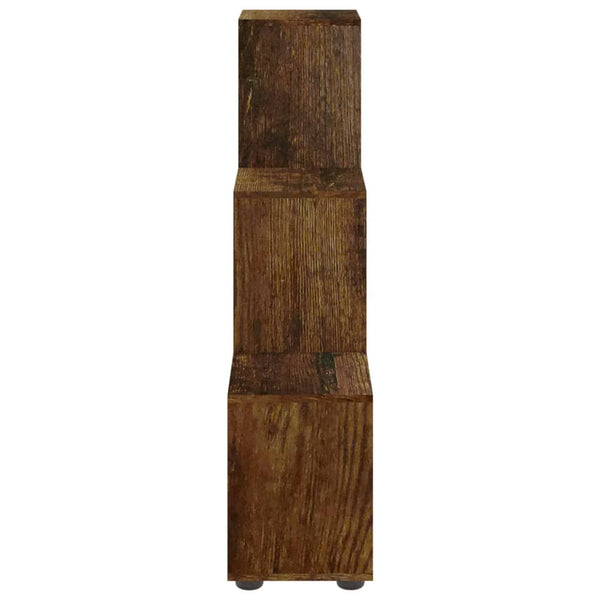 Treppenregal Räuchereiche, 107 cm