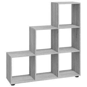 Treppenregal Grau Sonoma 107 cm