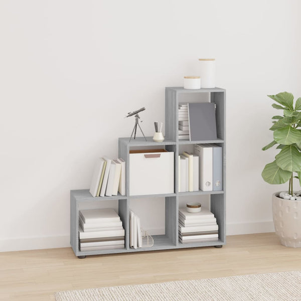 Treppenregal Grau Sonoma 107 cm