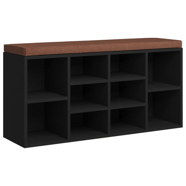 Schuhbank Schwarz 103 cm