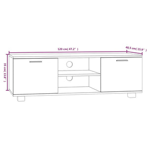 TV-Schrank Betongrau 120 cm