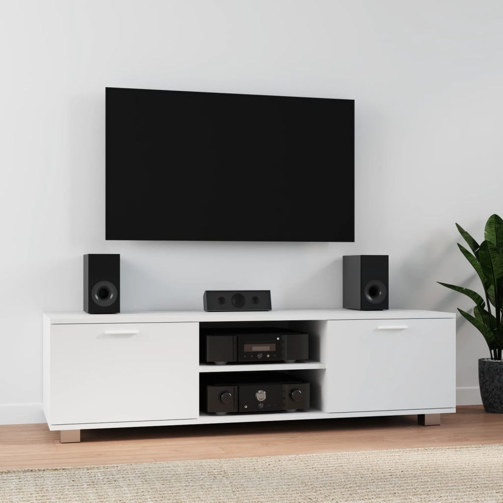 Weißer TV-Schrank 140 cm
