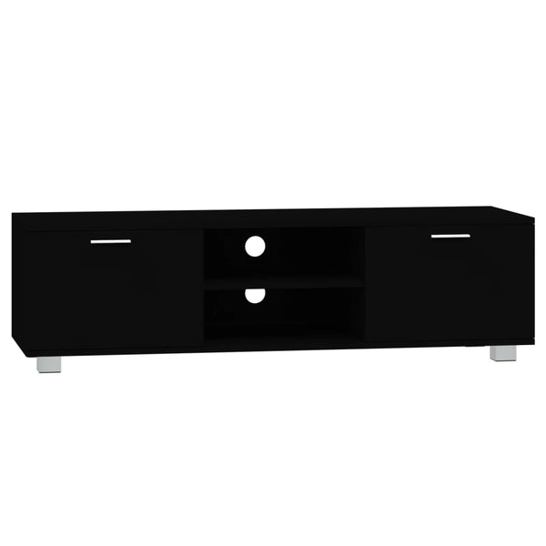Schwarzer TV-Schrank 140 cm