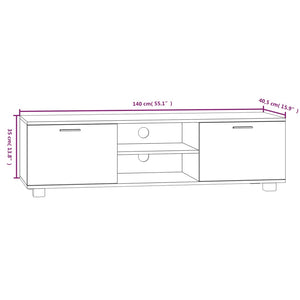 TV-Schrank Räuchereiche 140 cm