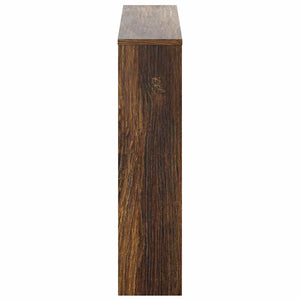 Schuhschrank mit Spiegel Räuchereiche 63x67 cm