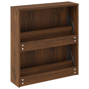Schuhschrank mit Spiegel Eichen-Optik